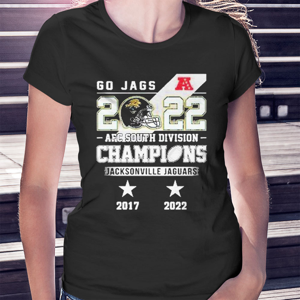 Jacksonville Jaguars Go Jags 2022 Afc South Division Champions Shirt