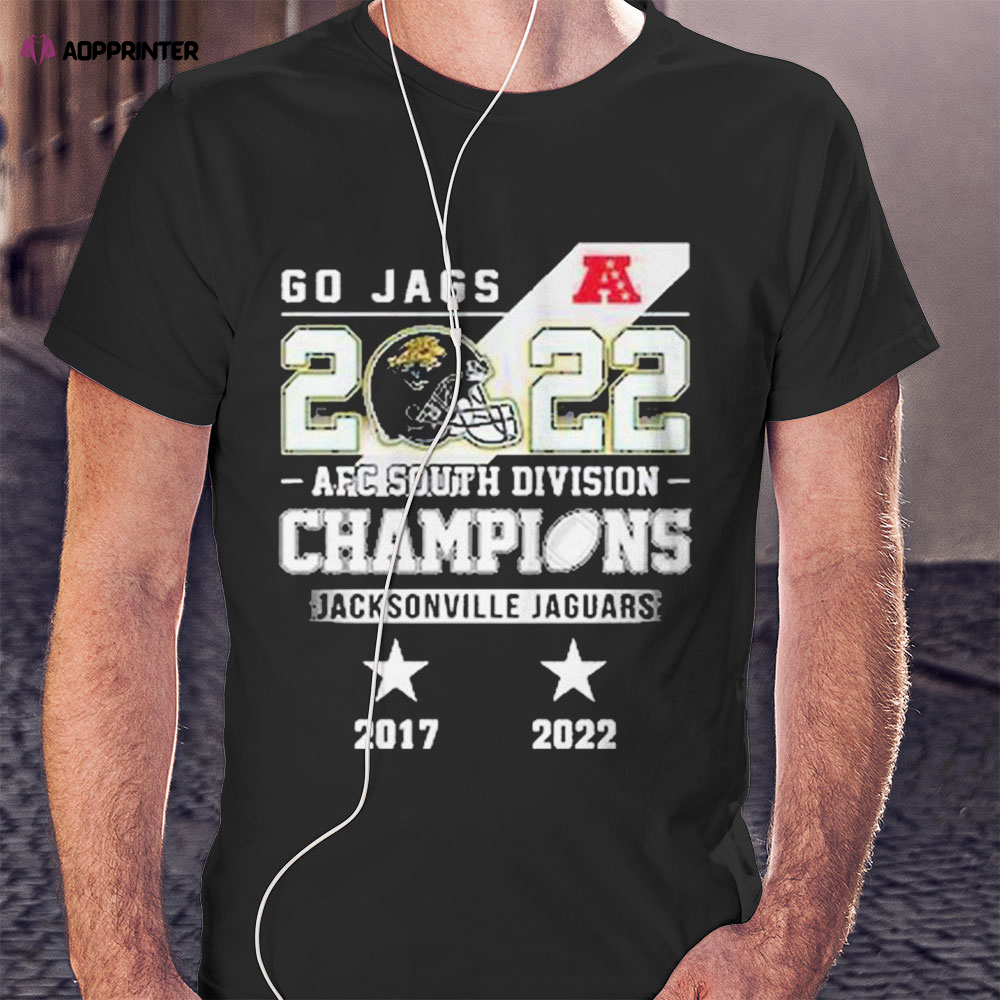 Jacksonville Jaguars Afc South Division Champions 2017 2022 Shirt