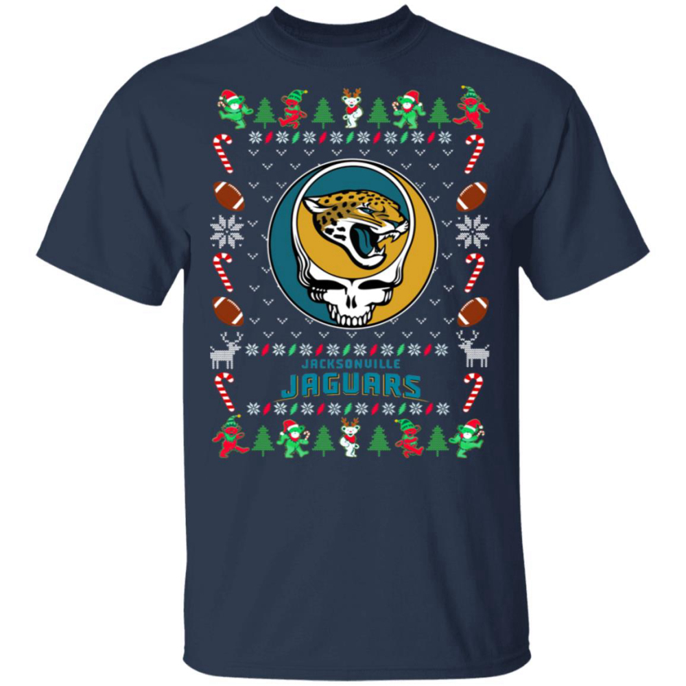 Jacksonville Jaguars Gratefull Dead Ugly Christmas Sweater