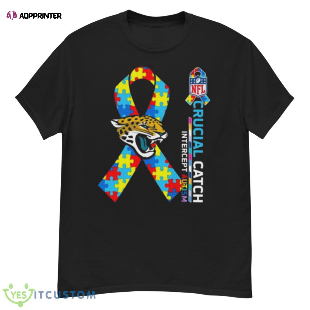 Jacksonville Jaguars NFL Crucial Catch Intercept Autism shirt