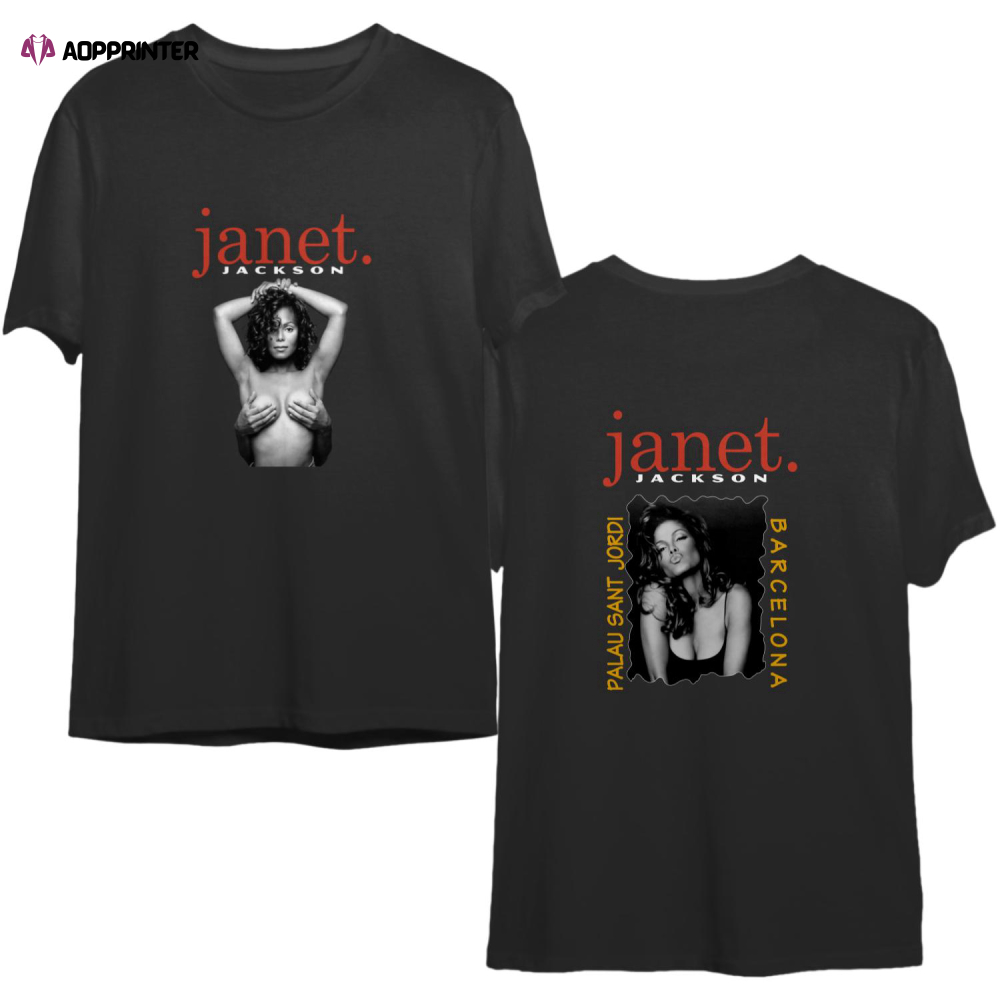 JANET JACKSON 90s Rap Style Vintage Bootleg T-Shirt
