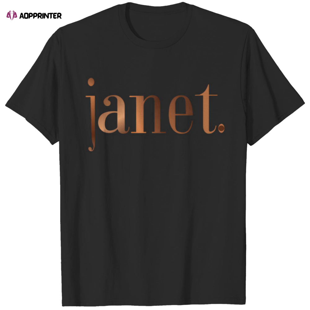 Janet Jackson Collection Singer T-Shirt, Janet Jackson Together Again Tour 2023 Shirt