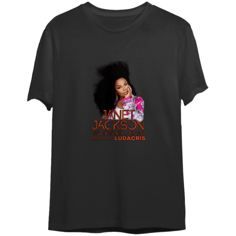 Janet Jackson Together Again Tour 2023 T-Shirt, Janet Jackson 2023 Concert T-Shirt