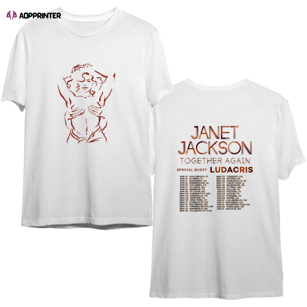 Janet Jackson Together Again Tour 2023 T-Shirt, Janet Jackson Together Again Shirt