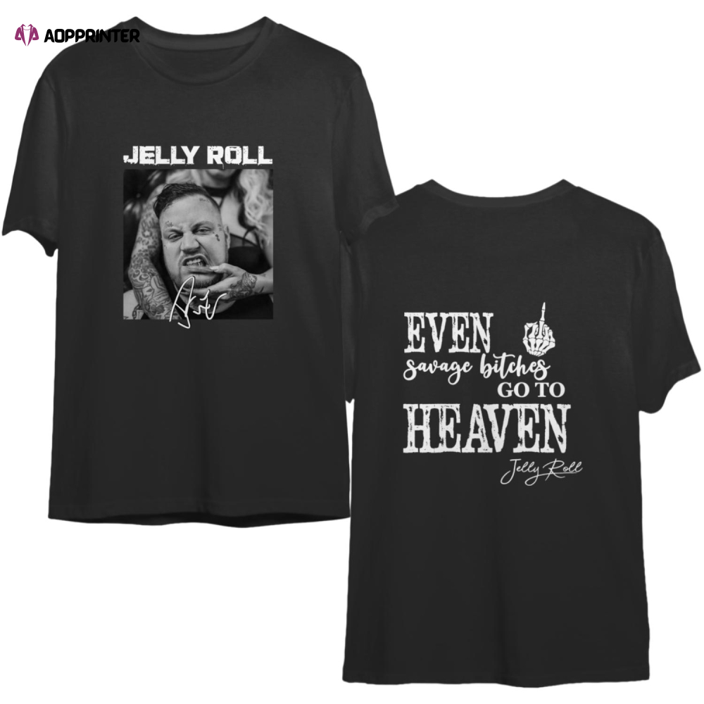 Jelly Roll 2023 Tour Shirt, Jelly Roll Backroad Baptism 2023 Tour T Shirt