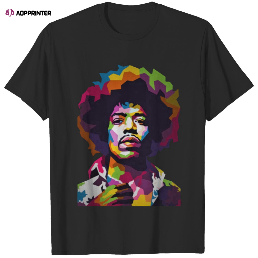 Jimi Hendrix Watercolor Short Sleeve Tee
