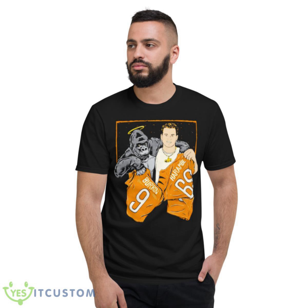 Joe Burrow Close With Harambe The Cincinnati Bengals Fans Gift Shirt