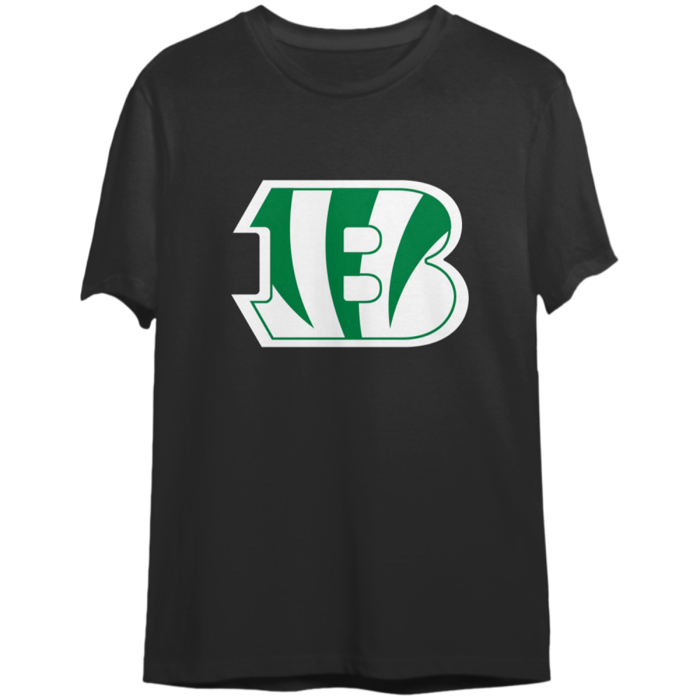 Joe Burrow Green Cincinnati Bengals St. Patrick’s Day Icon Player T-Shirt