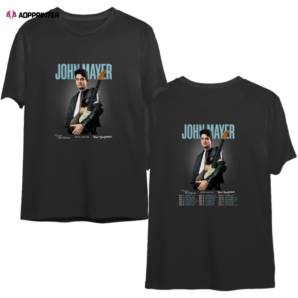 John Mayer Tour 2023 Shirt Music 2023 Shirt