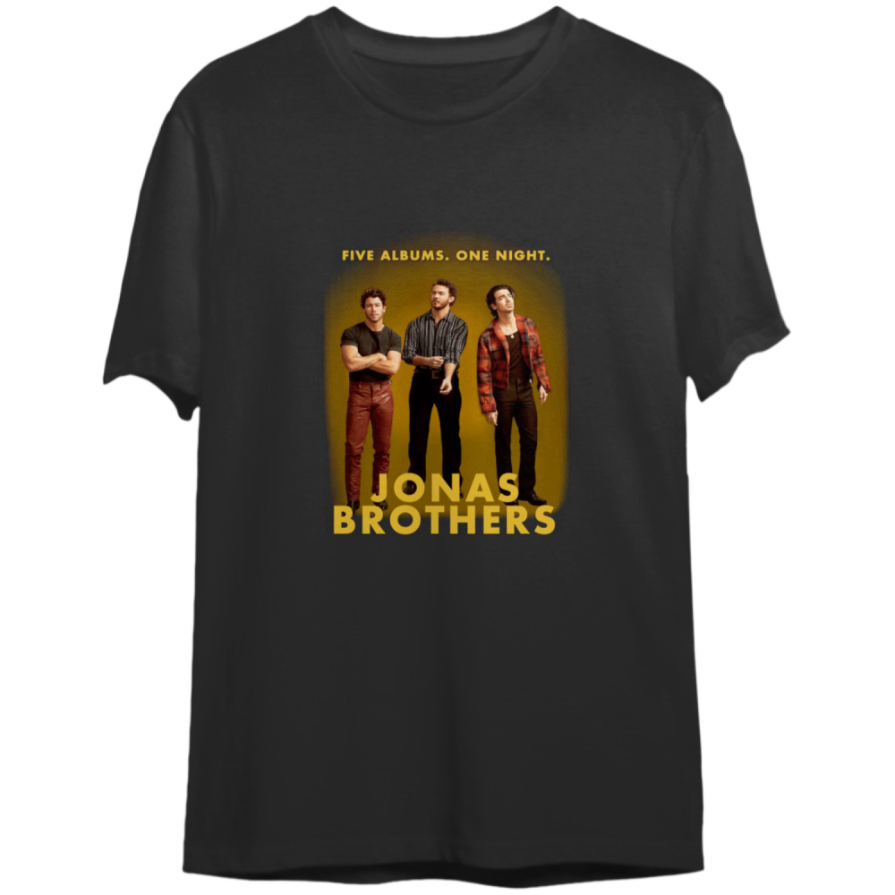 Jonas Brothers One Night The Tour 2023 T-shirt