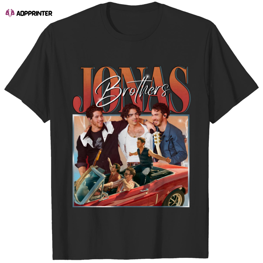 JONAS BROTHERS Retro Vintage T-Shirt, Music Vintage Shirt, Gift Tee For You And Your Friends