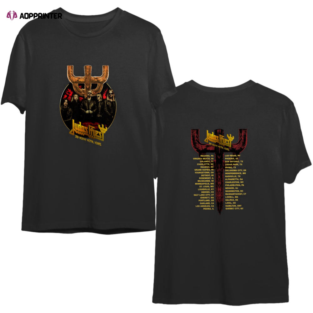 Judas Priest 50 Heavy Metal Years Tour 2022 Shirt