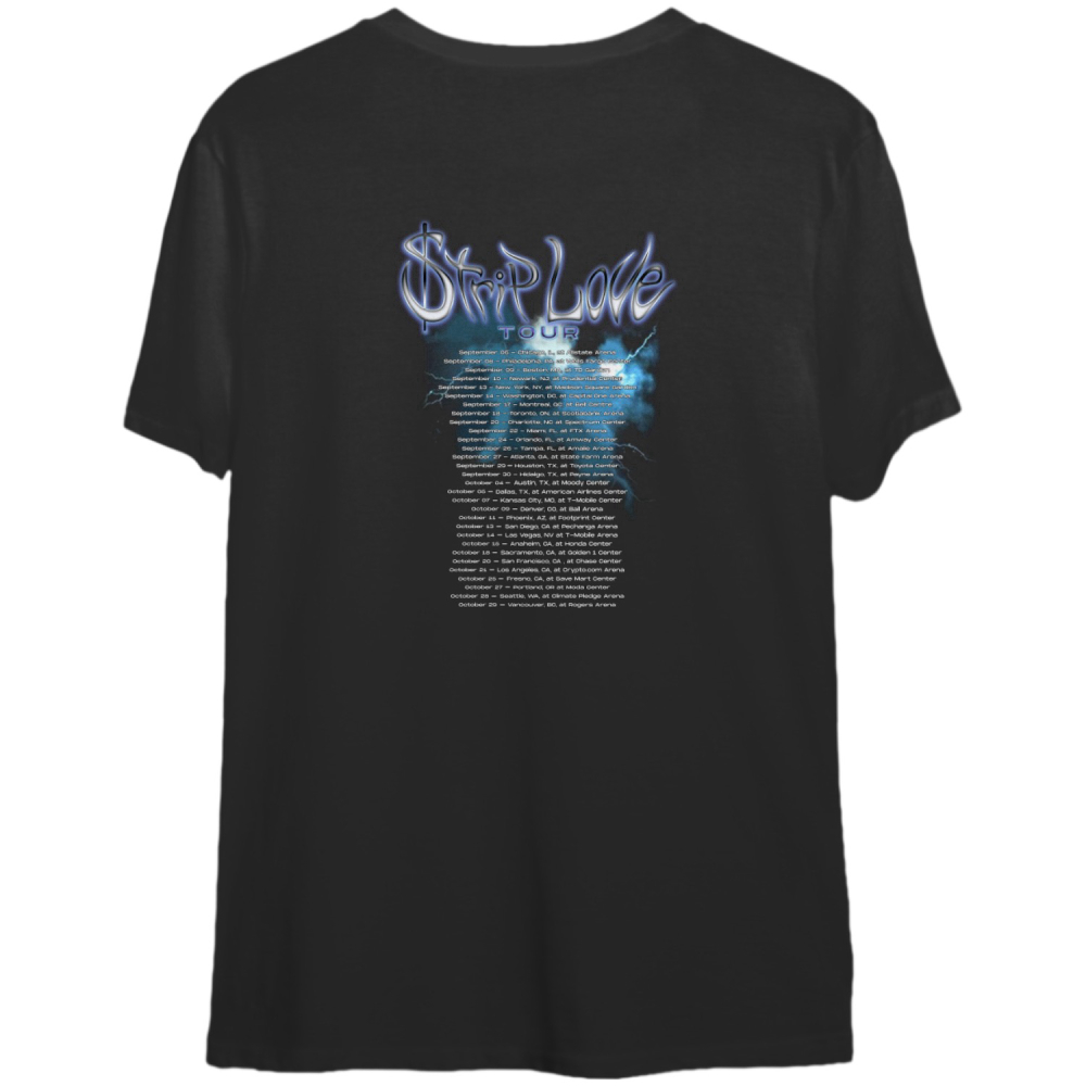 Karol G Strip Love Tour Concert Double Sided T-shirt - Aopprinter