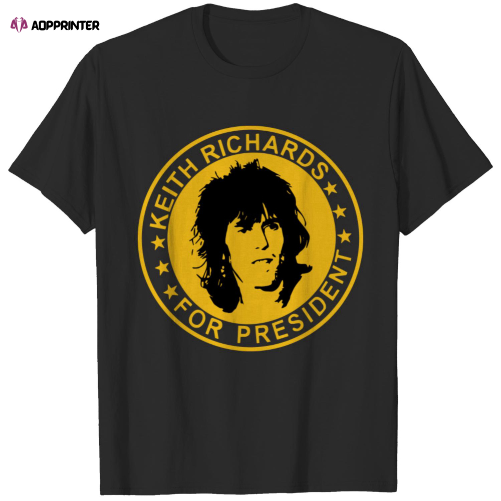 Keith Richards For President Shirt Keith Richards Shirt