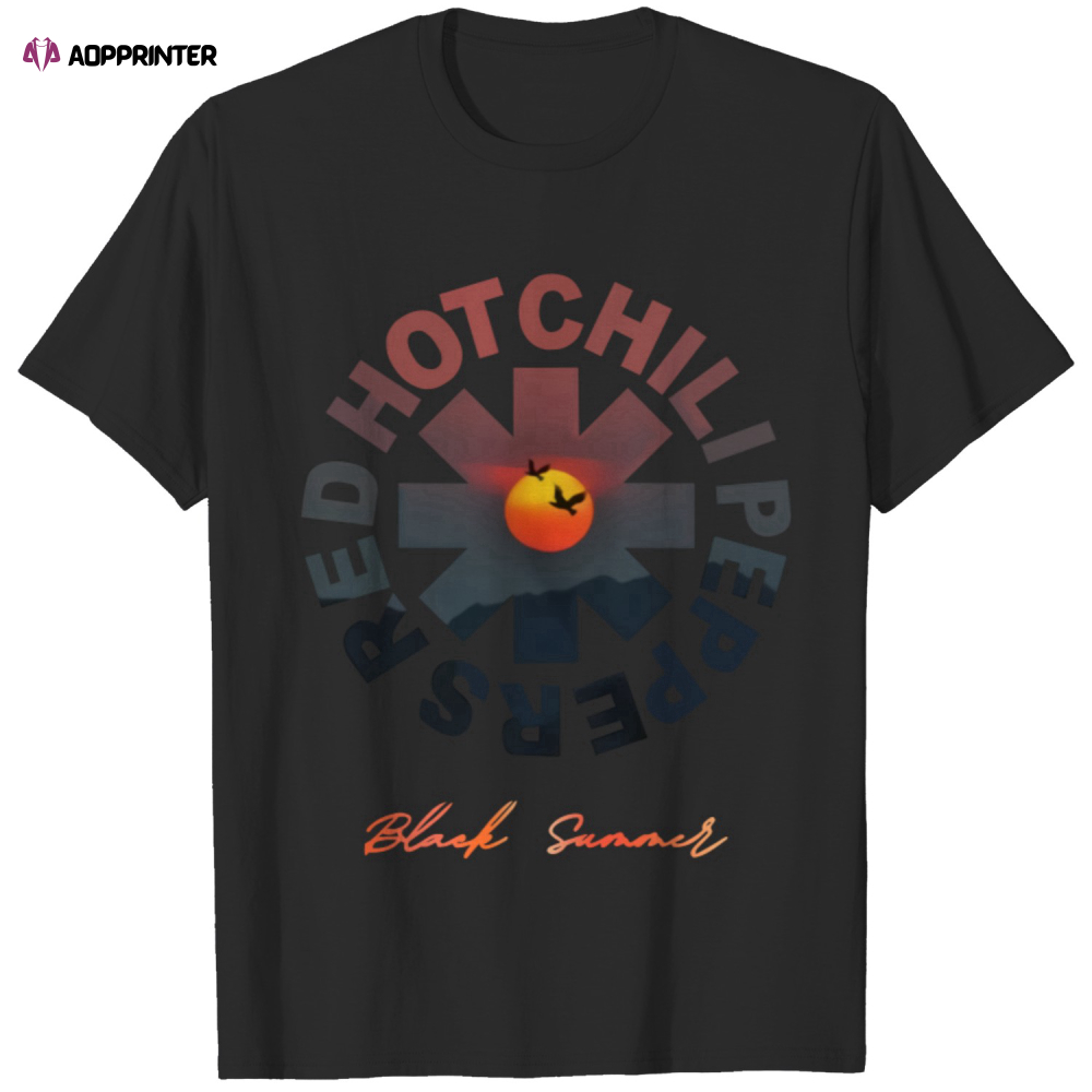 Kids Red Hot Chili Peppers YOUTH Shirt Black Summer Kids T-shirt Rock Band Tee Chili Peppers