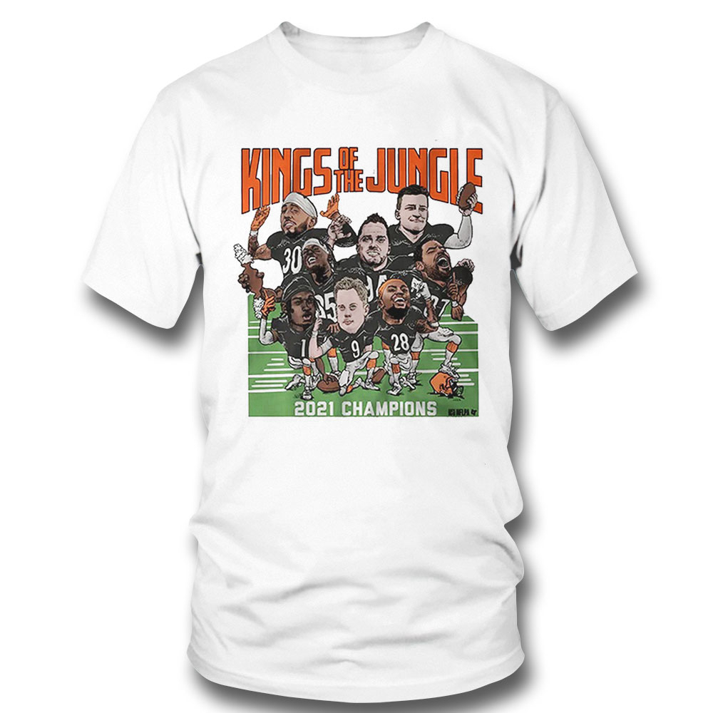 Kings Of The Jungle Cincinnati Bengals Caricatures Shirt
