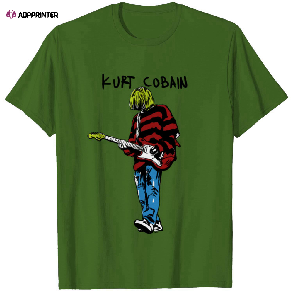 scratch acid as worn by kurt cobain – Kurt Cobain – T-Shirt