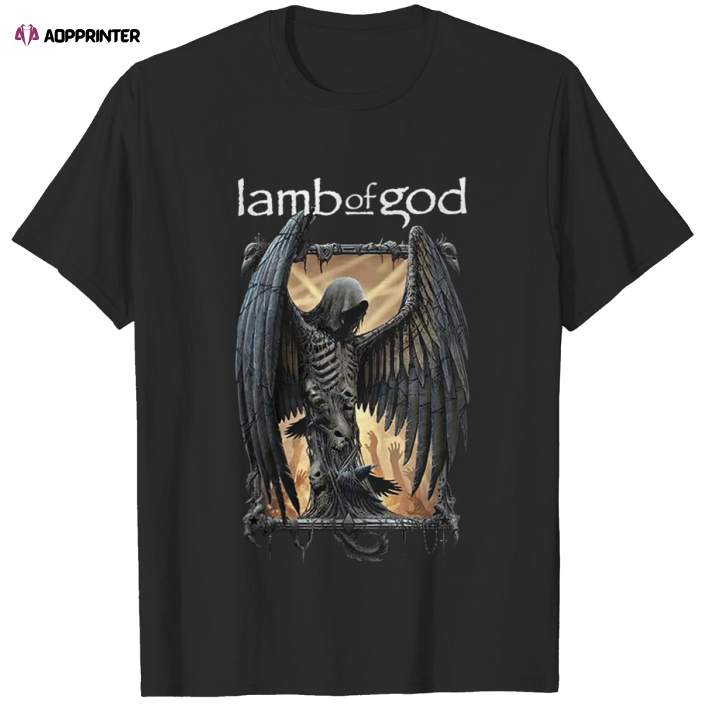 Lamb Of God unisex Winged Death T-Shirt