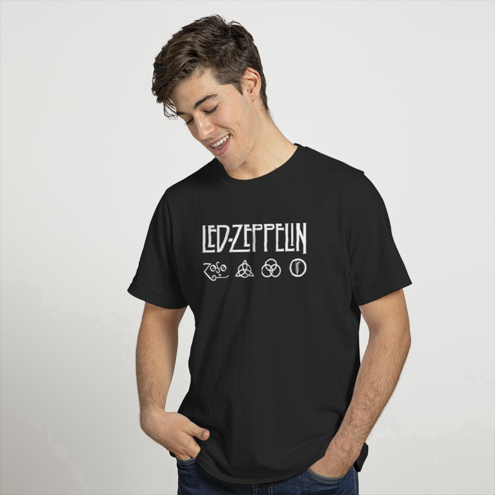 Led Zeppelin Rock Logo T-Shirts