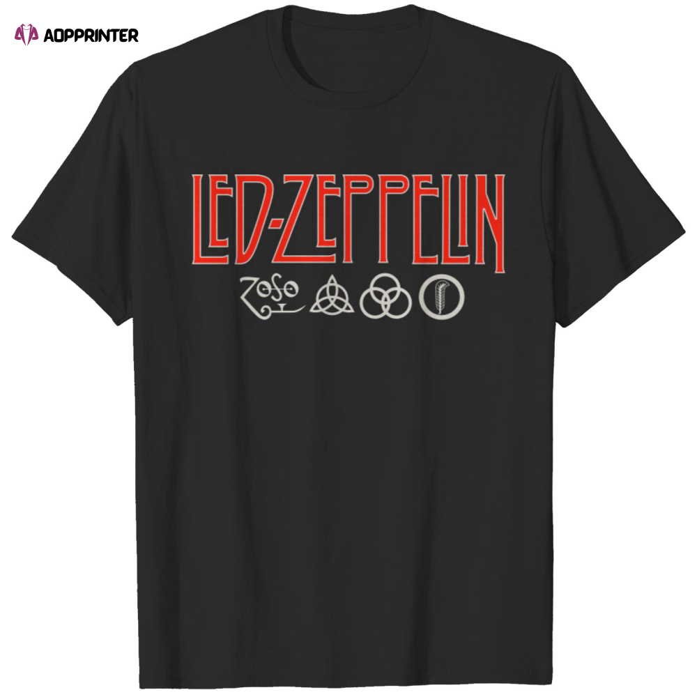 Led Zeppelin Zoso Logo T-Shirt