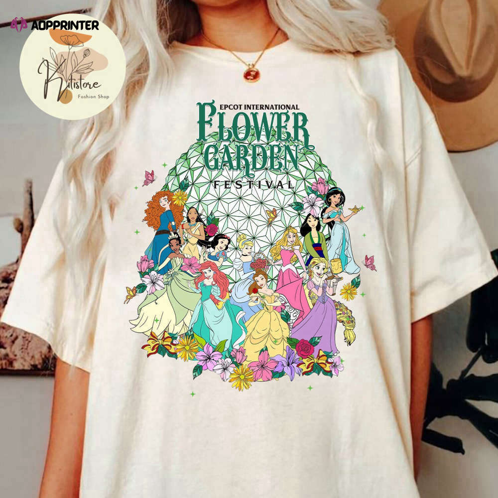 Let The Magic Blossom Shirt, Disney Epcot International Flower And Garden Festival