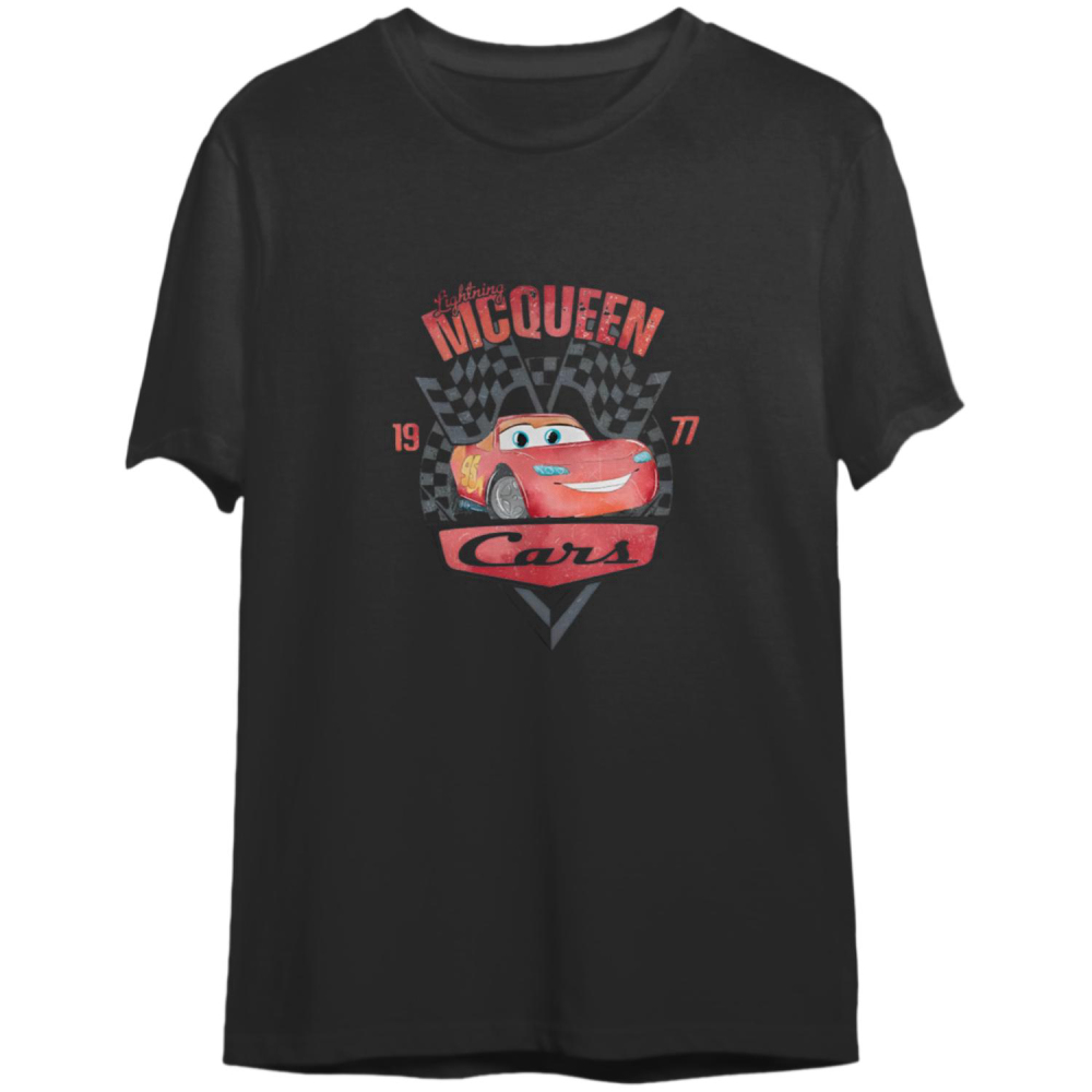 Lightning Mcqueen Shirt, Retro Disney Cars Shirt, McQueen 1977 T-Shirt