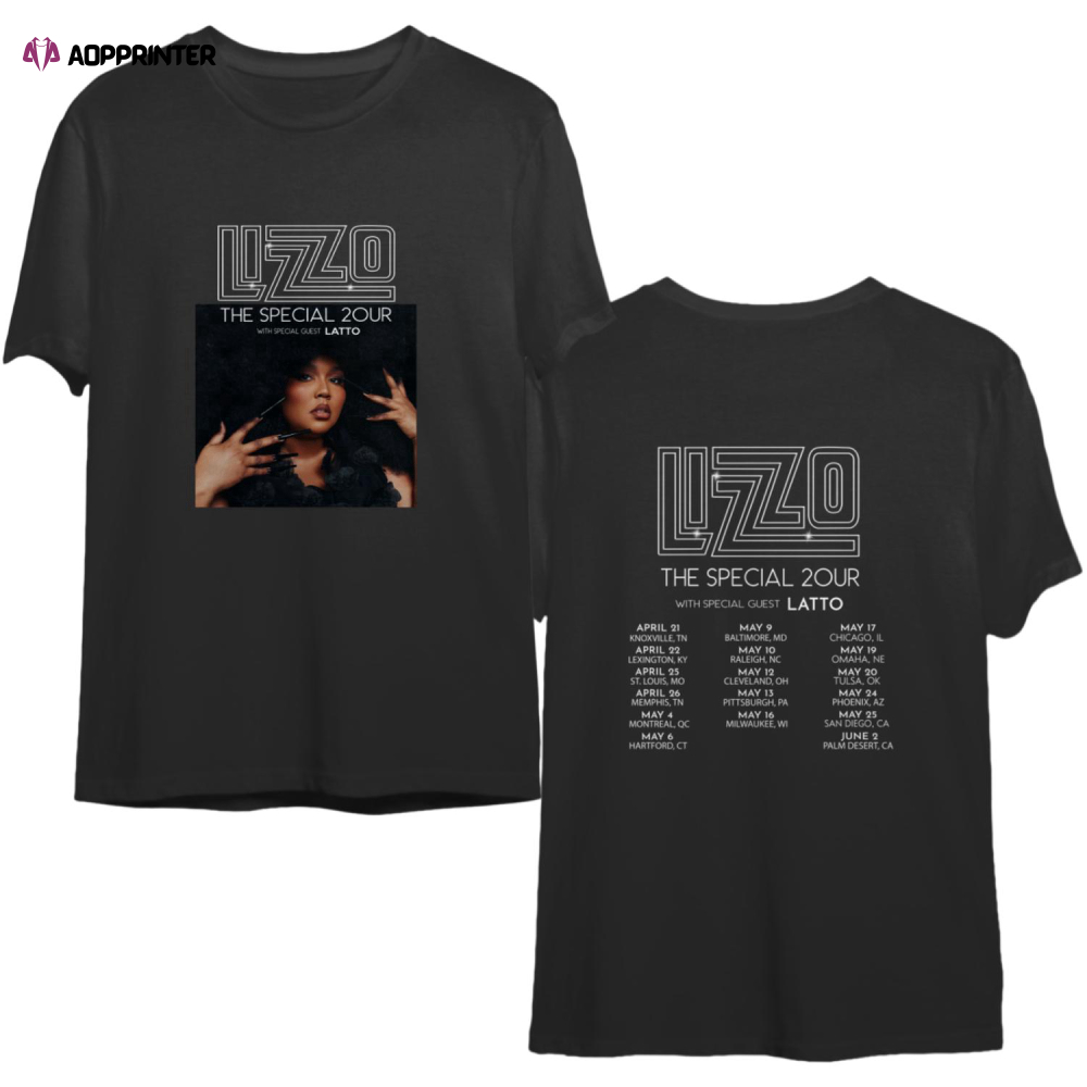 Lizzo The Special Tour 2023 Shirt, Lizzo Tour 2023 Merch, Lizzo Rapper Tour Sweater, 2023 Music Shirt, Music Tee