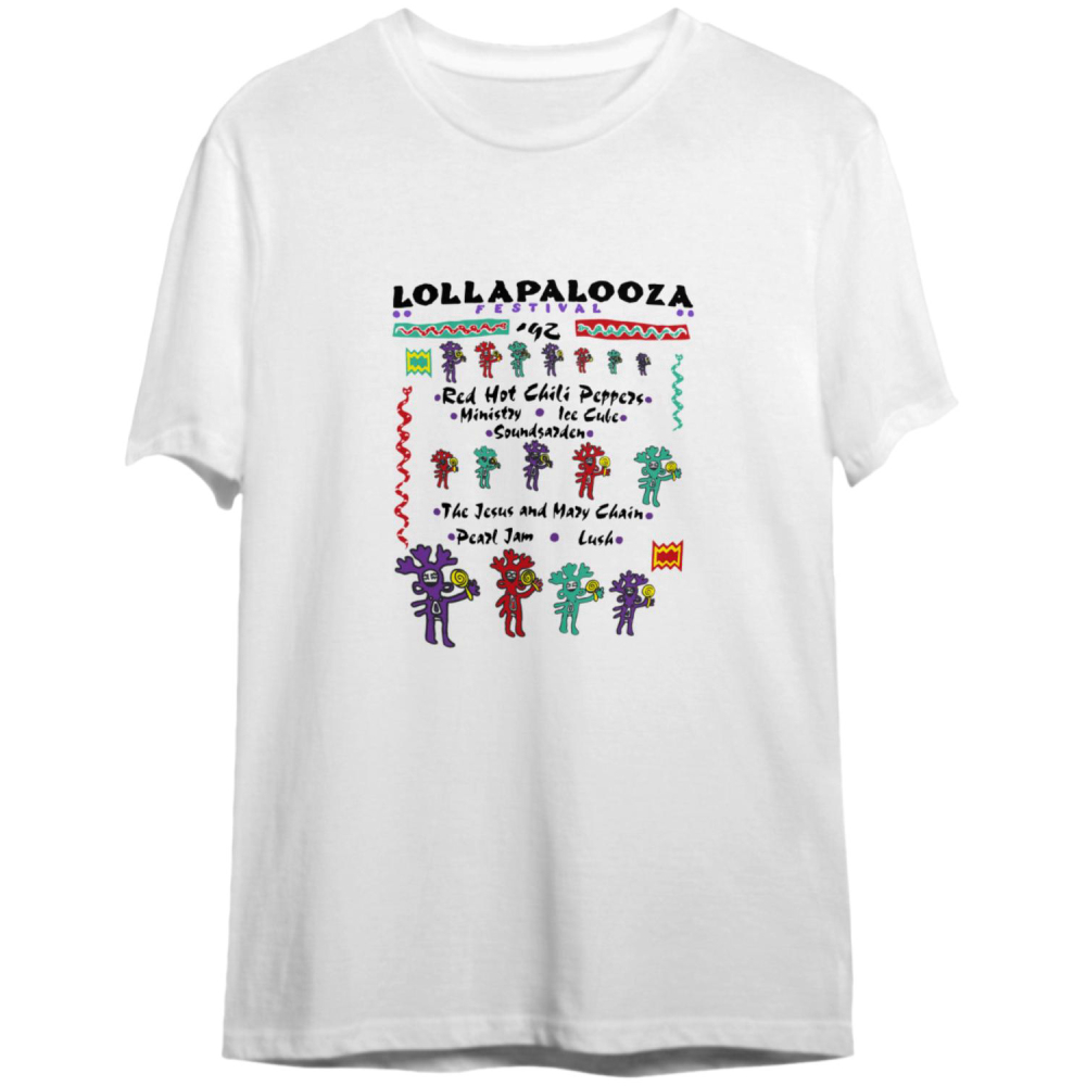 Lollapalooza 1992 Red Hot Chili Peppers America Tour T-Shirt