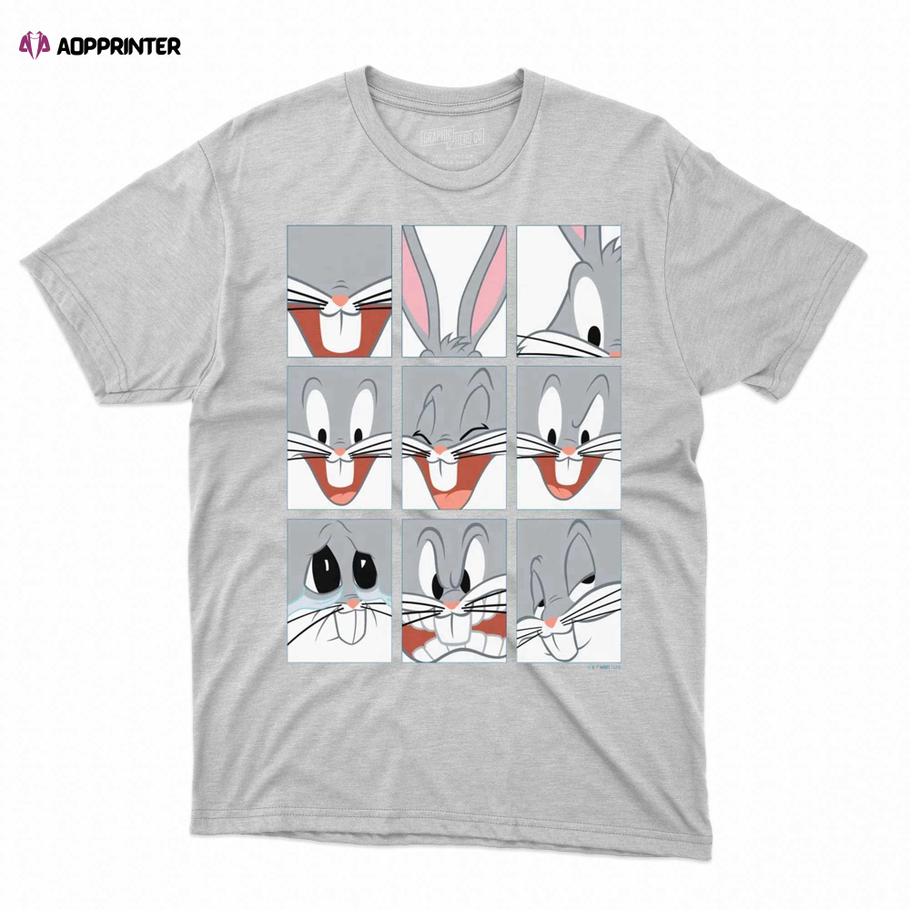 Looney Tunes Bugs Bunny Emotions Shirt