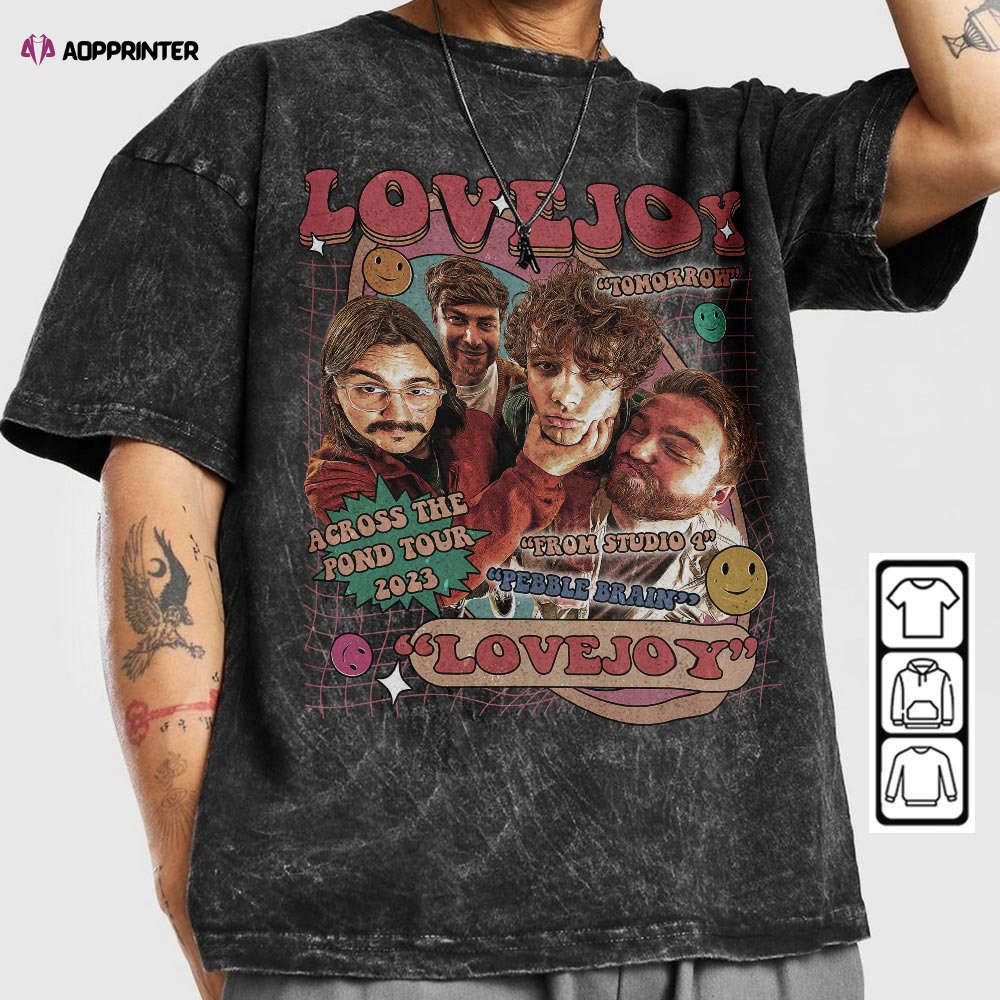 Lovejoy Music Shirt, Album Vintage Graphic Y2K 90s, Across The Pond Tour 2023 Gift For Fan Unisex Shirt HOT1105CT