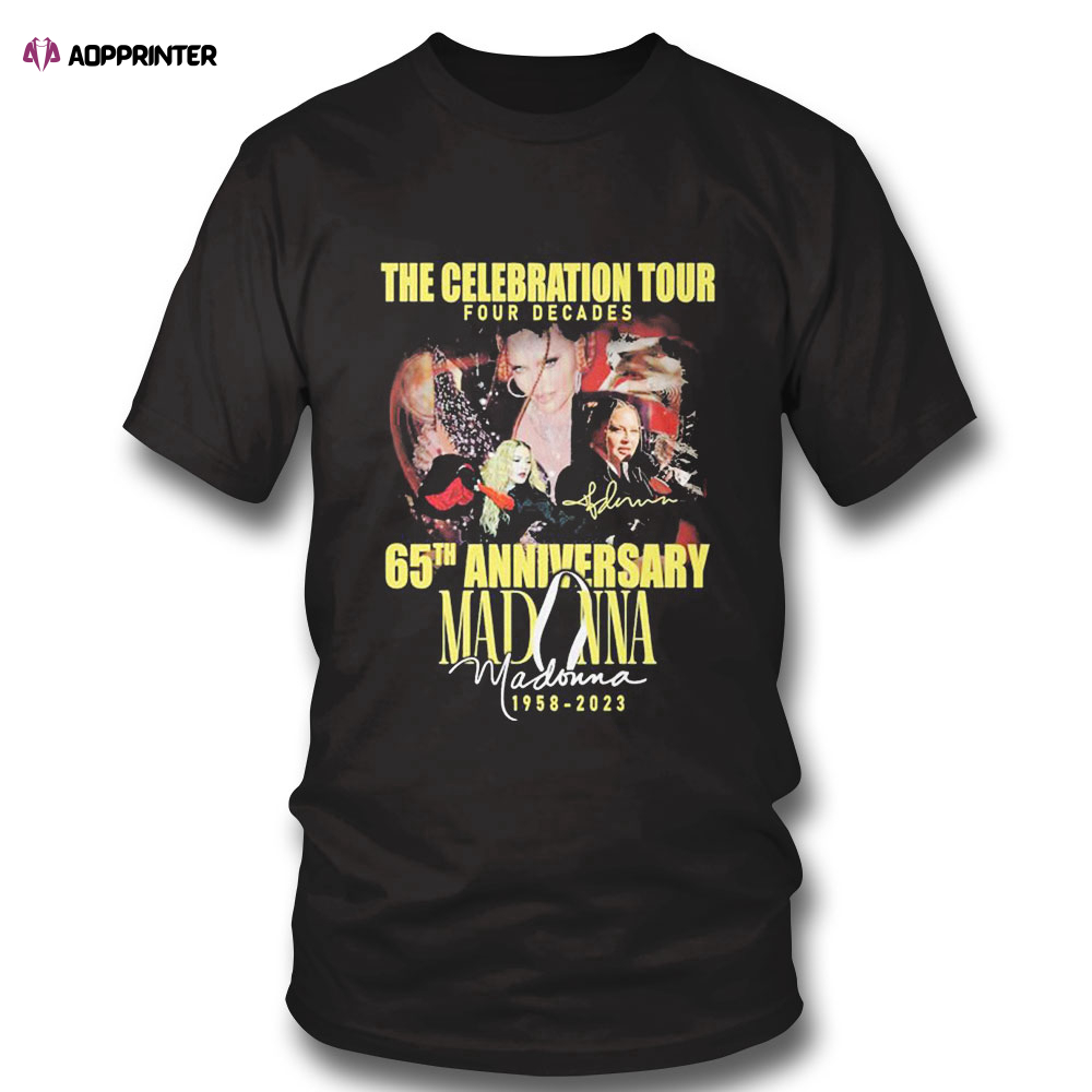 Madonna World Tour 2023 Retro Vintage Music Tour 2023 Unisex T Shirt, Sweatshirt, Hoodie