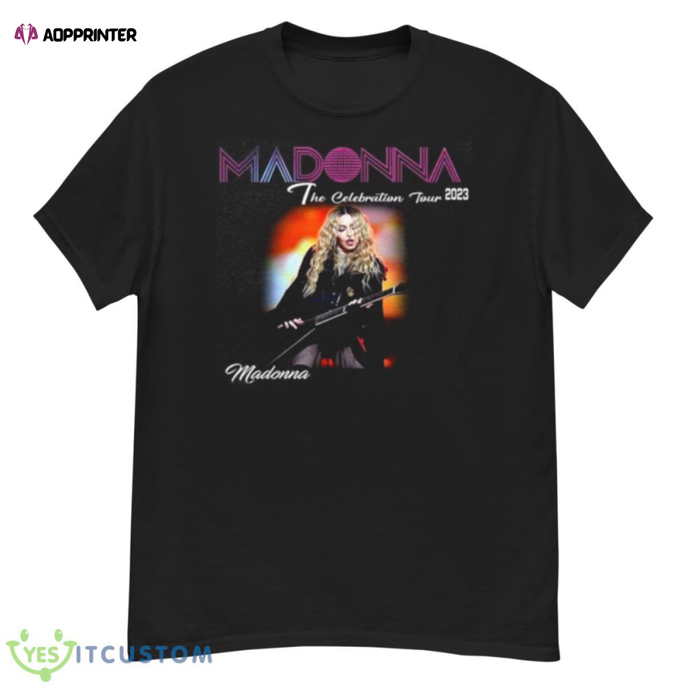 Madonna Music Tour 2023 Vintage 90s Madonna The Celebration Tour 2023 Tickets Album Graphic Unisex T Shirt, Sweatshirt, Hoodie Size S – 5XL