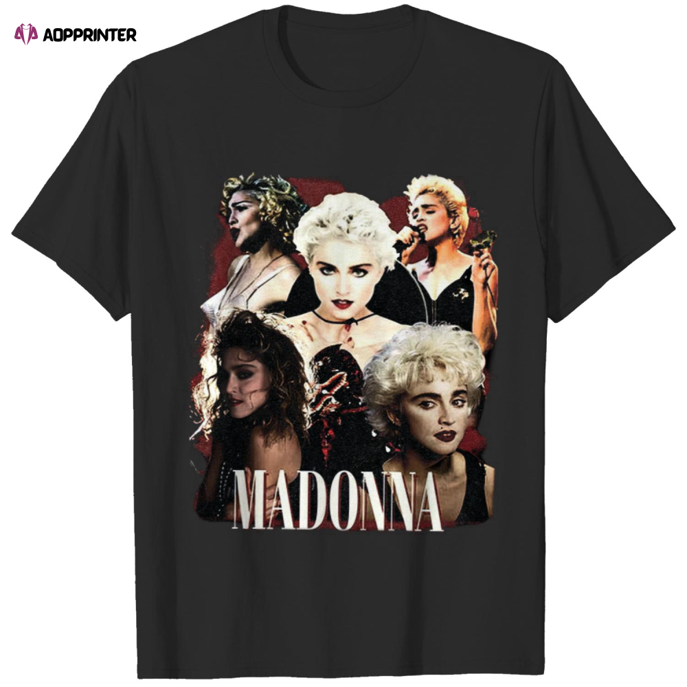 Vintage 90s Madonna Girlie Show 1993 Pop Music Shirt