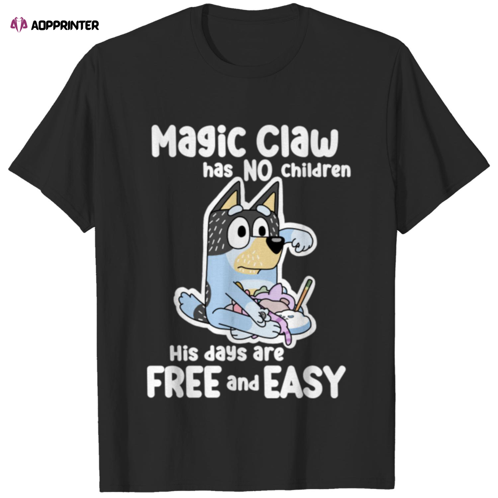 Magic Claw – Bluey Cartoon – T-Shirt