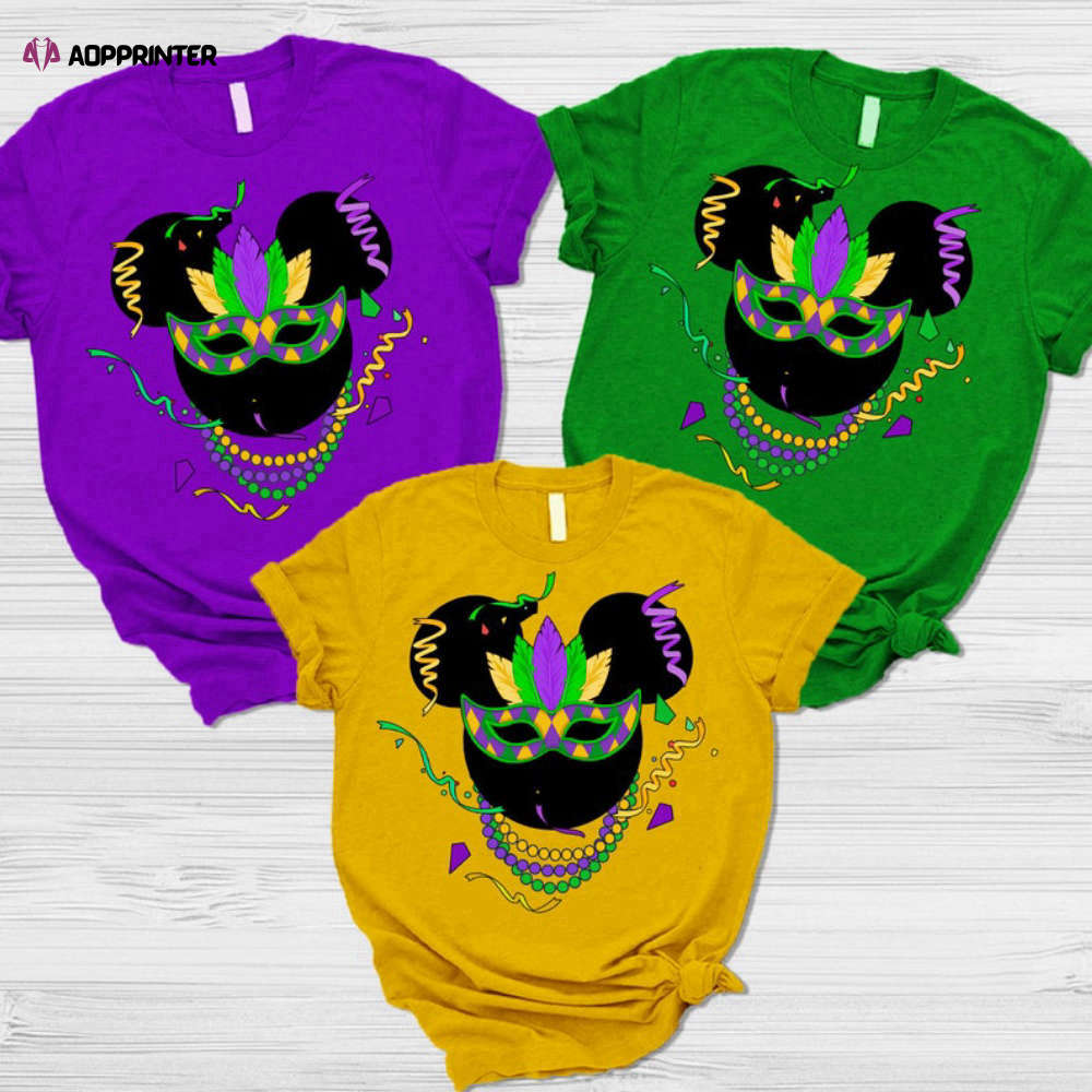 Mardi Gras Disney Matching Mardi Gras Family Disney Trip T-Shirt