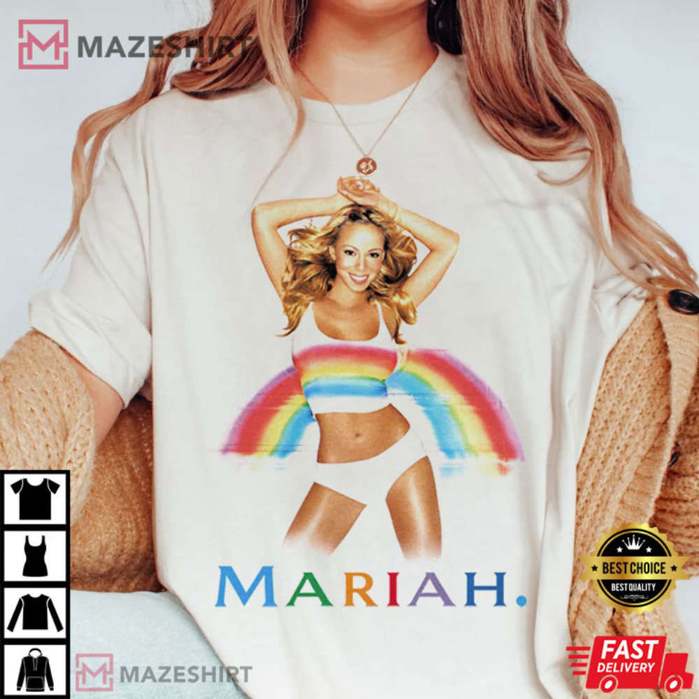 Mariah Carey Rainbow Gift For Fan T-Shirt
