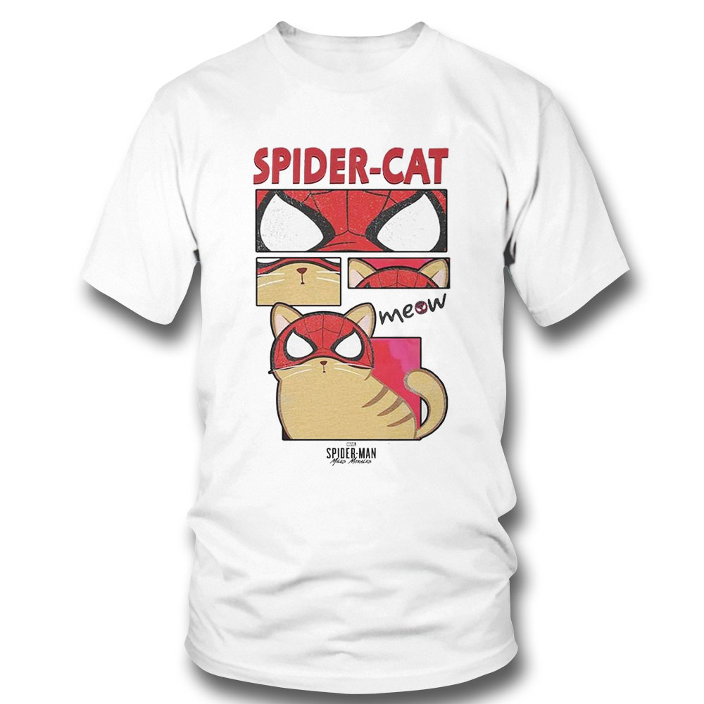 Marvel Spider-man Across The Spider Cat Shirt
