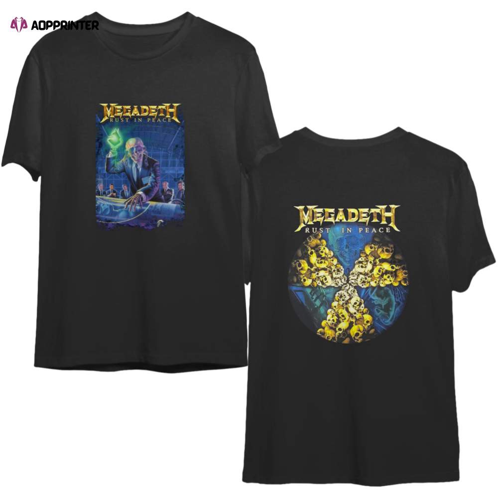 Megadeth T-shirt – Rust in Peace – Megadeth Rust in Peace
