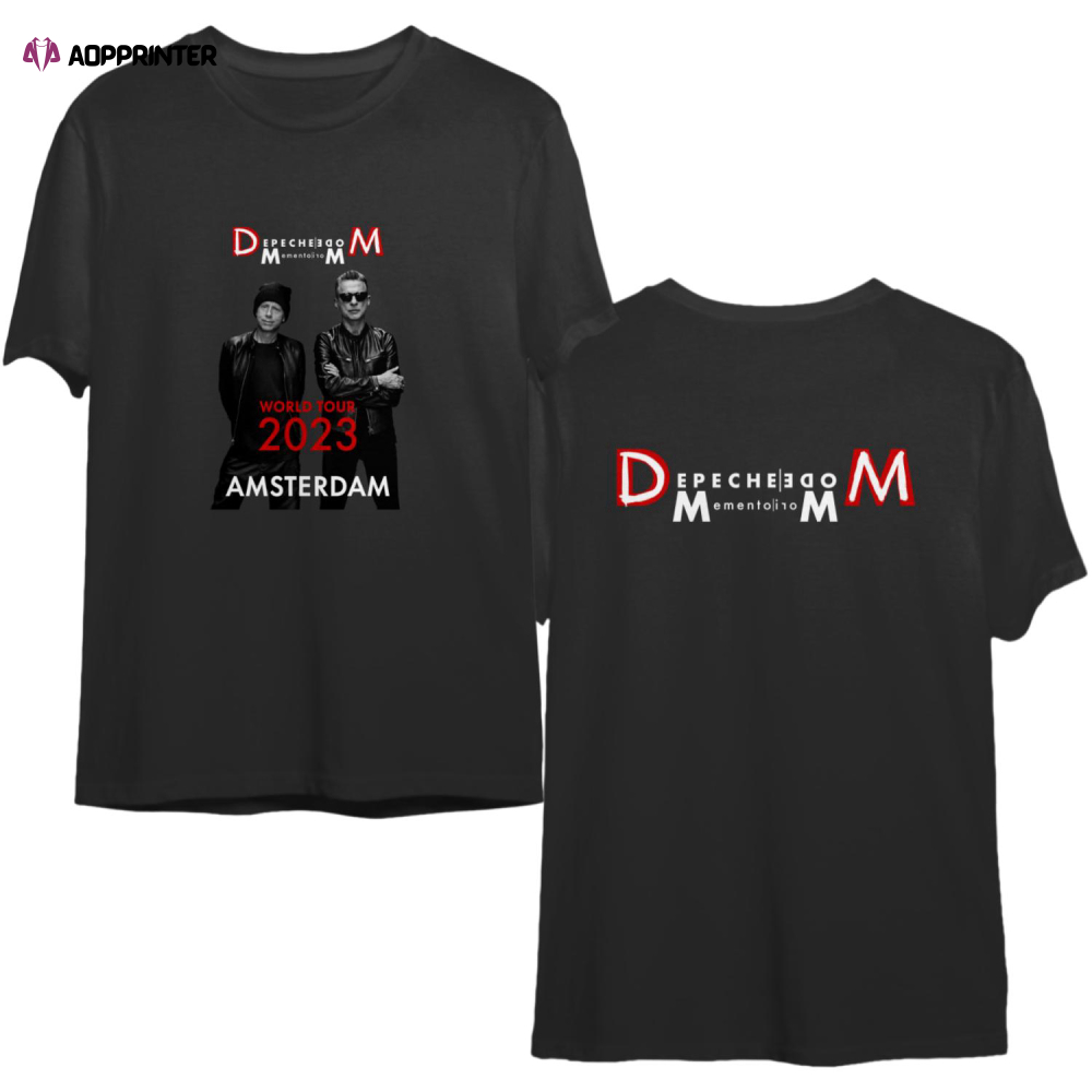Memento Mori Depeche Mode 2023 T-Shirt, 2023 World Tour Concert in Amsterdam