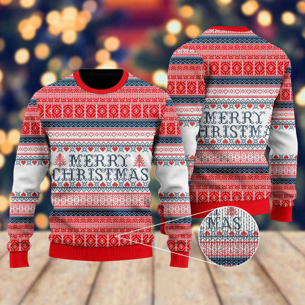Merry Christmas Sleigh It Ugly Sweater for Men & Women – Festive Holiday Attire