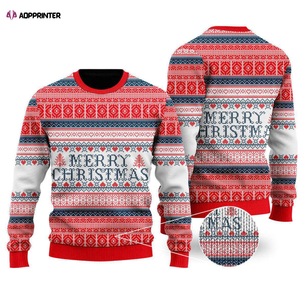Merry Christmas Sleigh It Ugly Sweater for Men & Women – Festive Holiday Attire