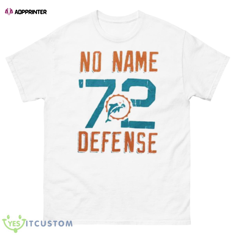 Miami Dolphins 72 No Name Defense Shirt