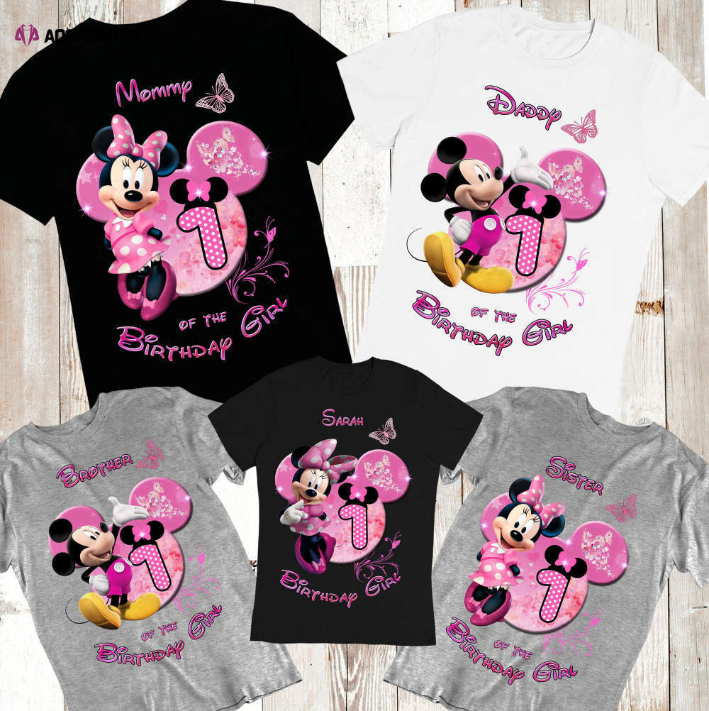 Minnie Mouse Birthday Shirt Minnie Mouse Family Shirts Disney Birthday Shirts