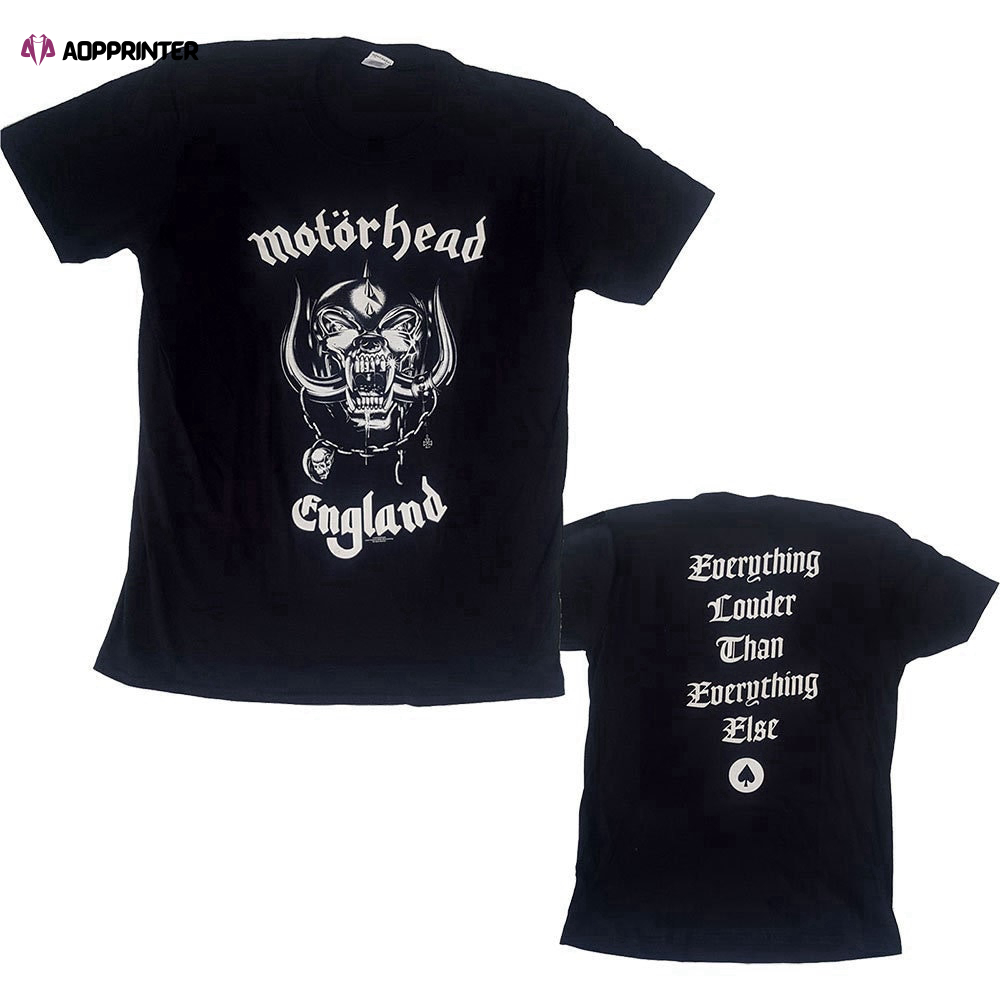 Motorhead Adult T-Shirt – England shirt