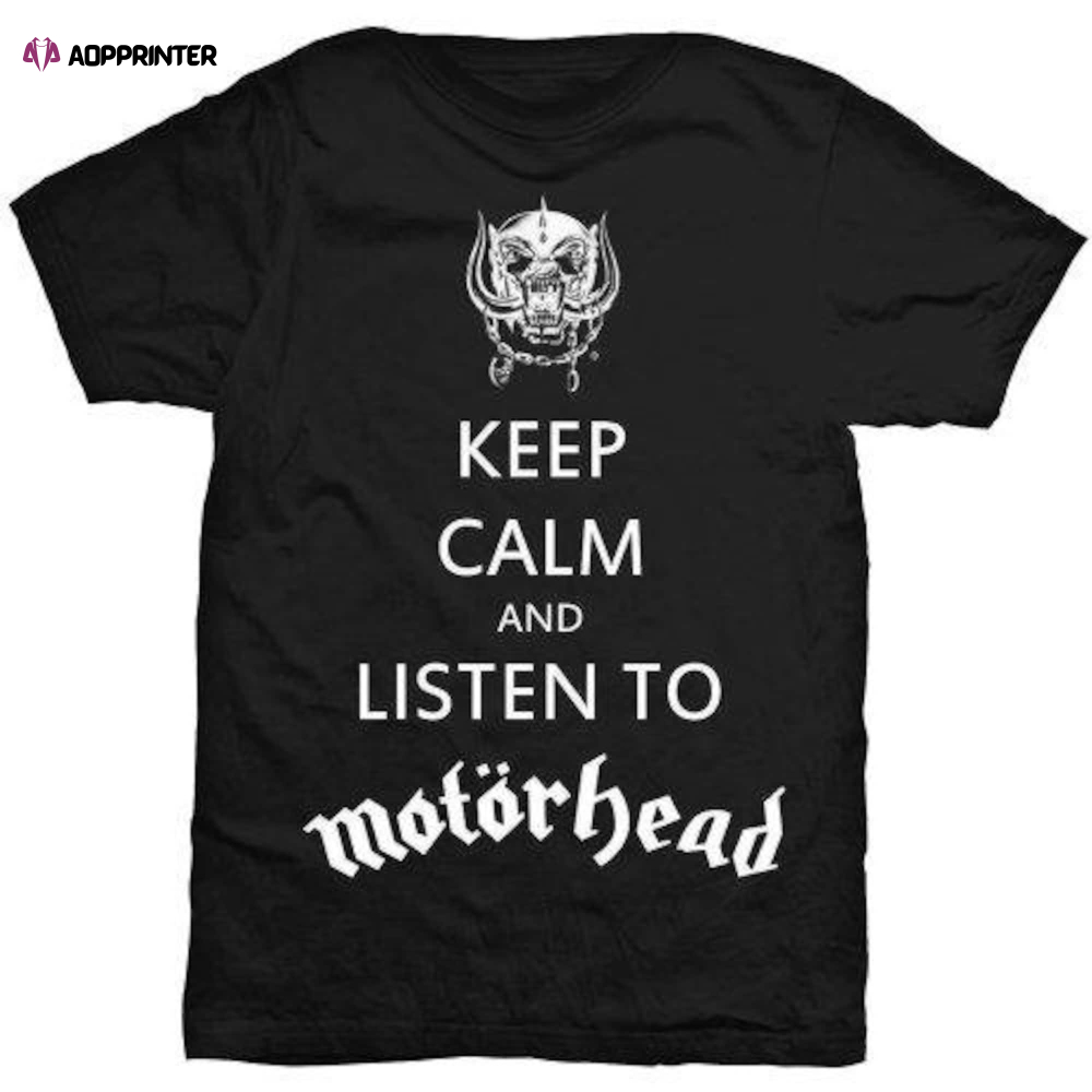 Motorhead Unisex Tee: Keep Calm