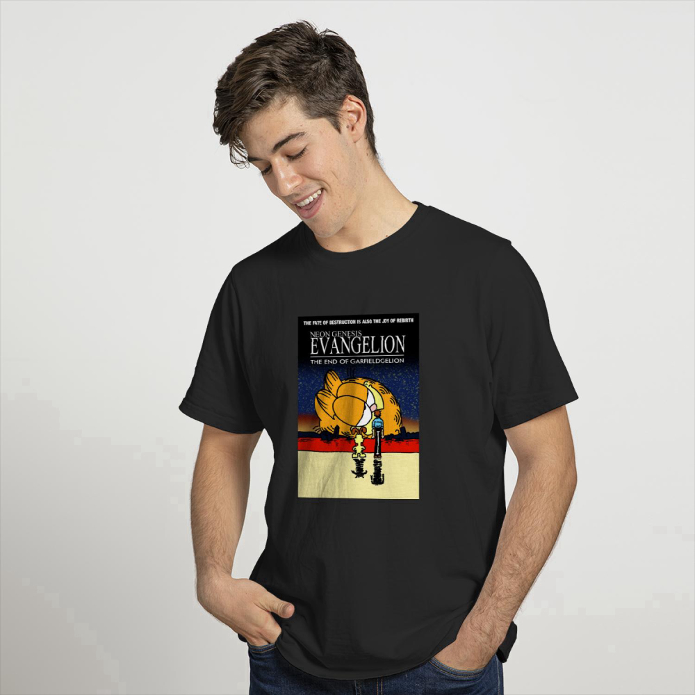 Neon Genesis Evangelion Garfield Meme – Neon Genesis Evangelion Garfield – T-Shirt