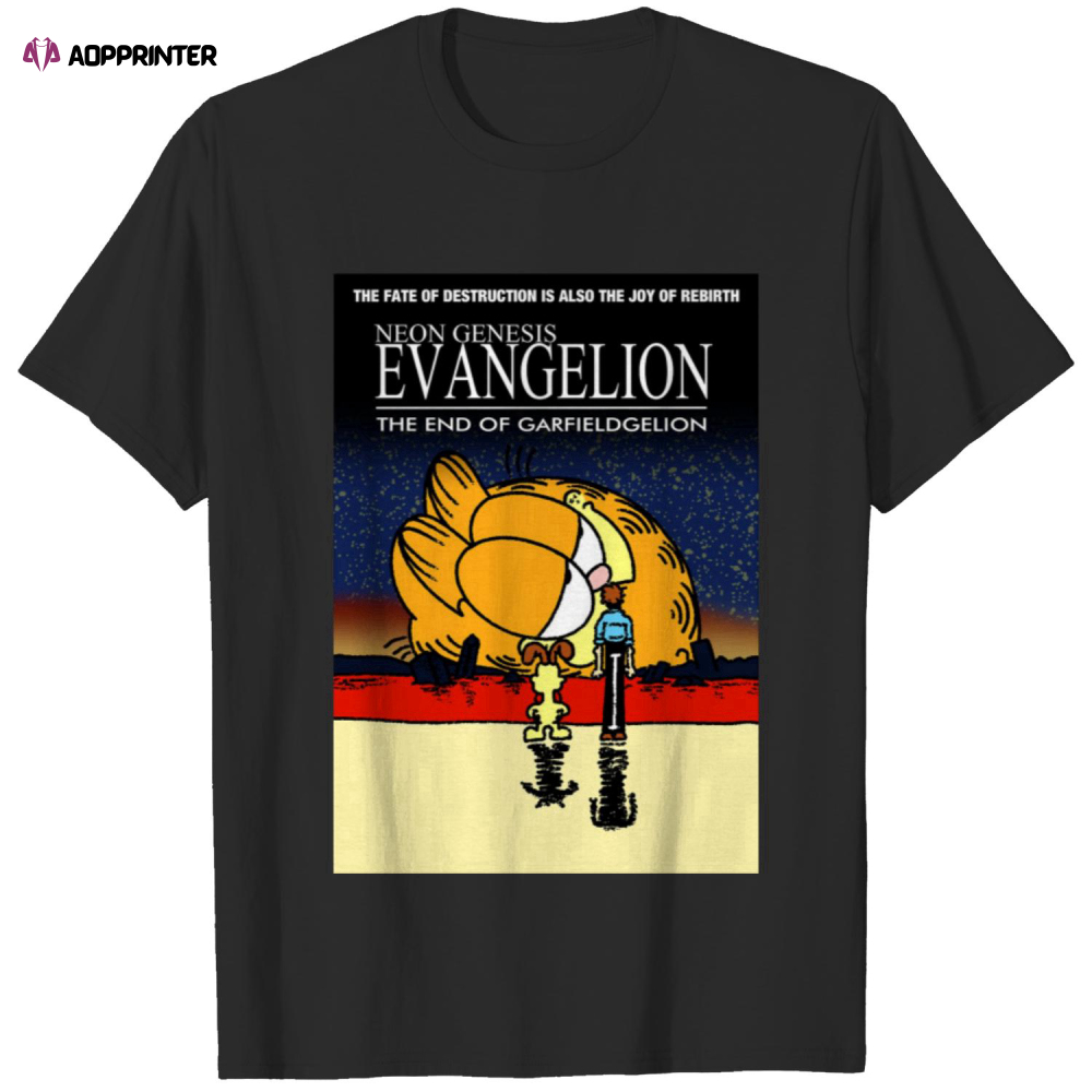 Neon Genesis Evangelion Garfield Meme – Neon Genesis Evangelion Garfield – T-Shirt