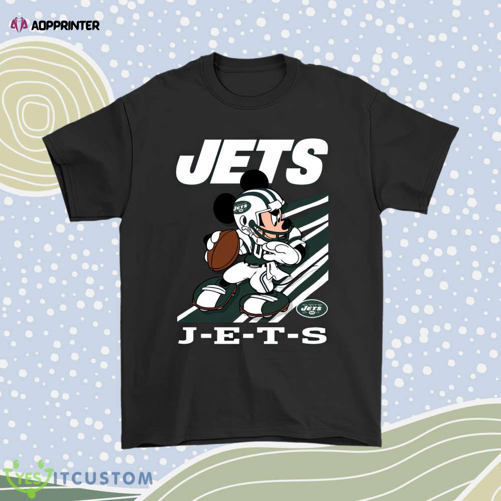 New York Jets Slogan J-E-T-S Mickey Mouse Nfl Men Women Shirt
