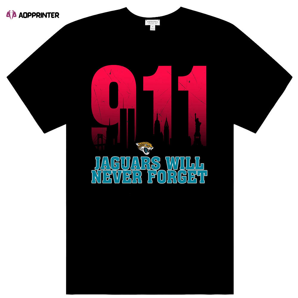 NFL 911 Jacksonville Jaguars Will Never Forget Shirt Anniversary