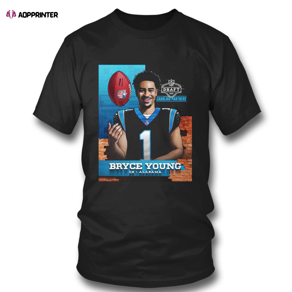 Nfl Draft 2023 Carolina Panthers Bryce Young Qb Alabama Crimson Tide Shirt